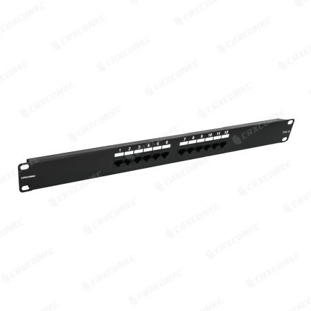 UL Cat6 Unshielded Patch Panel 12 Port Loaded Type - UL Cat6 Unshielded Patch Panel 12 Port Loaded Type